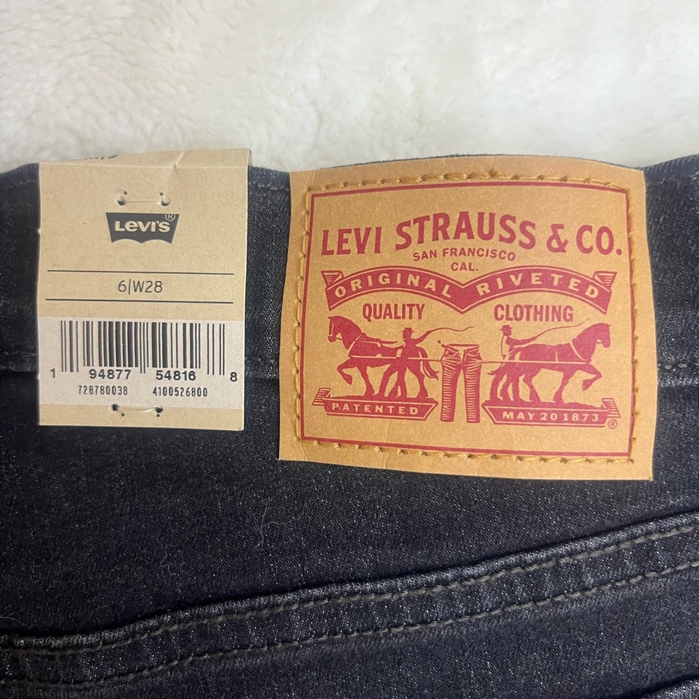 Levi's Women's Black Jean Shorts